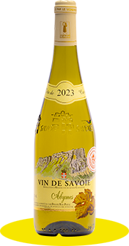 Domaine Marc PortazAppelation : Savoie Dénomination : Les AbymesCuvée : Tête de CuvéeMillésimle : 2023Couleur : BlancCépage : Jacquère  L'avis de la team Cheese and Wine Week : Une bouche souple et élégante accompagnée par des aromes floraux persistants et une belle finale sur les agrumes, parfait sur une sole meunière, un filet de féra ou des huîtres.