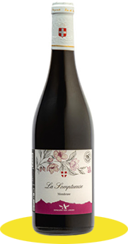 Domaine des AngesAppellation : SavoieDénomination : -Cuvée : : La SomptueuseMillésime : 2023COULEUR : RougeCépage : MondeuseL’avis de la team cheese and wine WEEK : Belle attaque de bouche sur les fuits noirs à la fois soyeuse et équilibée, tanins fins et belle longeur portée par une fraicheure aromatique presque sudiste sauge, lavande, thym. Sur une souris d'agneau confite, une tomme bien affinée, un tian de légumes au olives.