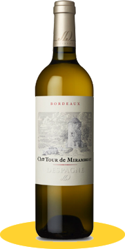 CH TOUR DE MIRAMBEAUCuvée :RESERVEAppellation :Entre Deux Mers BlancMillésime :2024Couleur :BlancCépage :75% Sauvignon 25% Sémillon Label :HVEDégustation :Vif et fruité.