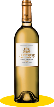LA PEYRIERECuvée : -Appellation :Entre Deux Mers BlancMillésime :2023Couleur :BlancCépage :57% Sémillon 29% Saivignon 14% Muscadelle Label : -Dégustation :Structuré et généreux.