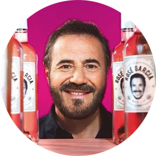 José GARCIAActeur mais aussi producteur du Rosé Garcia !